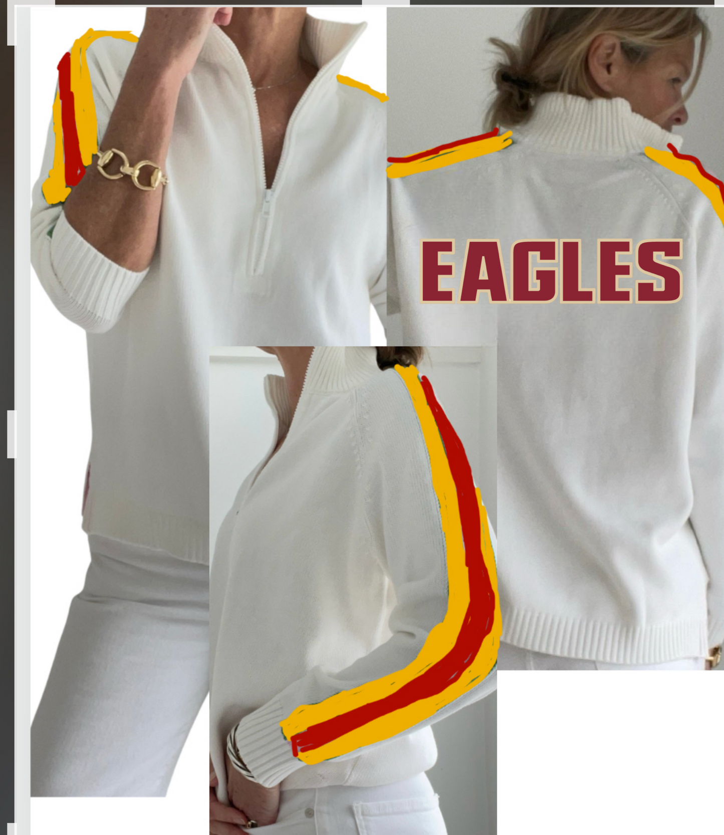 1/2 Zip Cotton