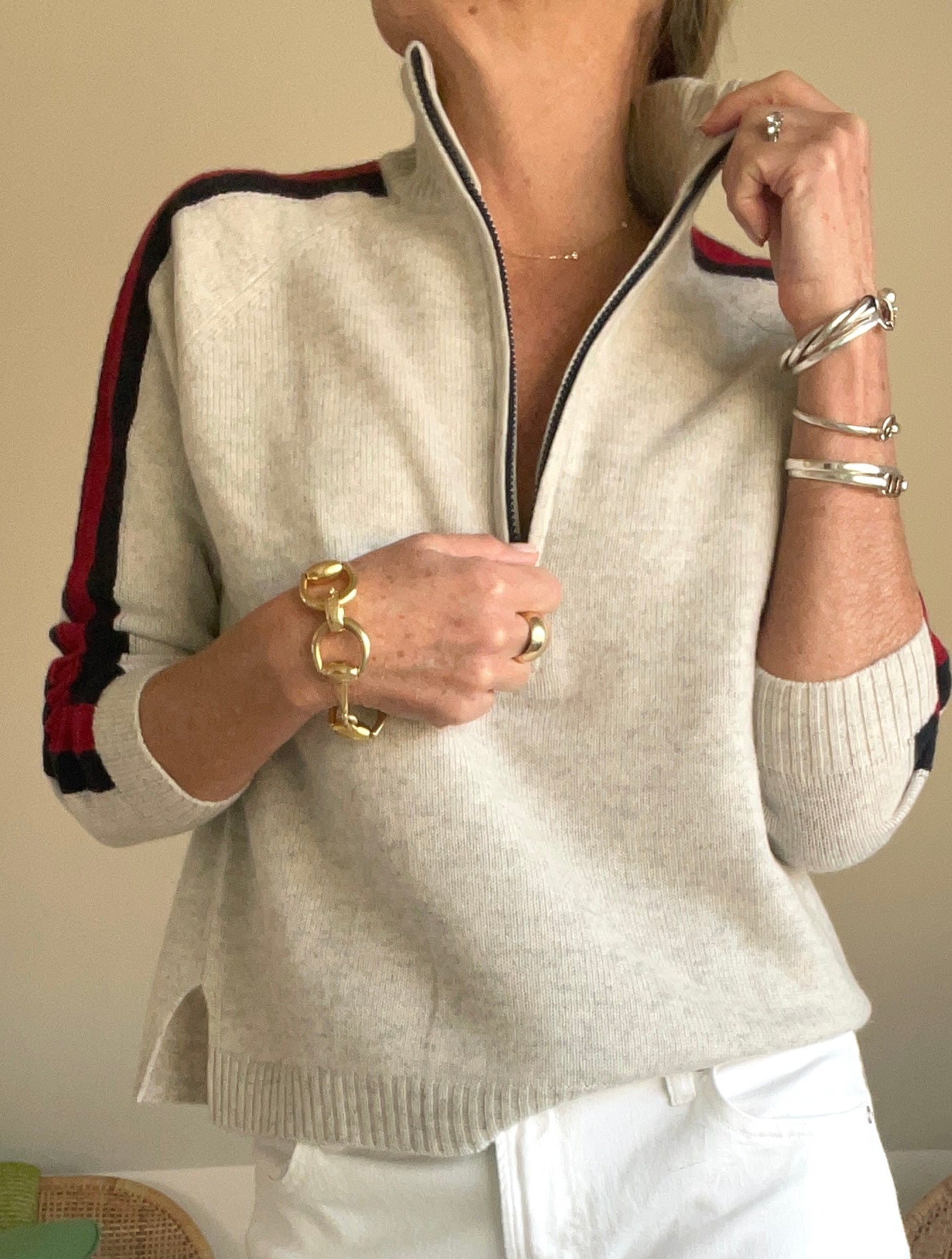 1/2 Zip Cotton