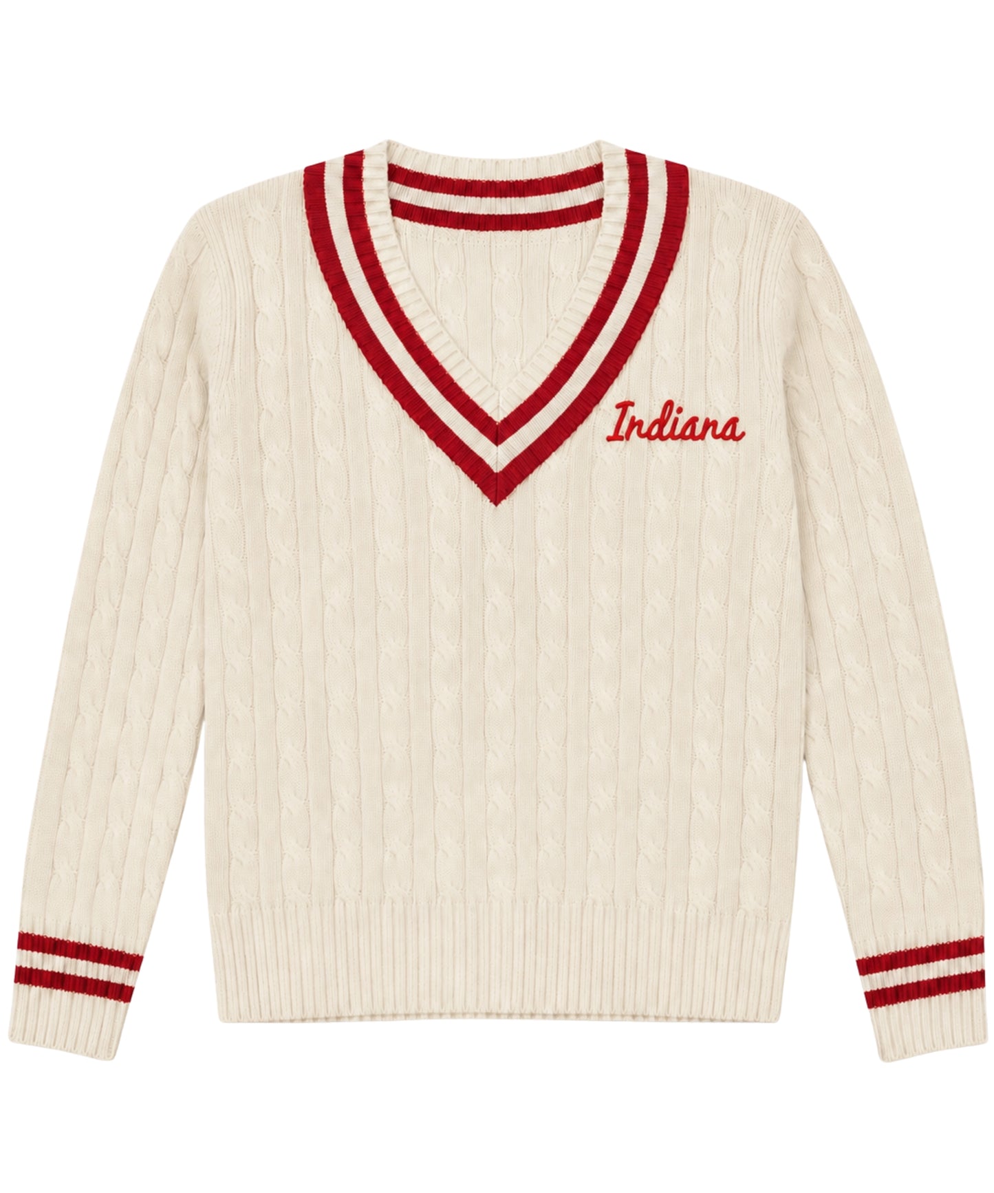 Tennis Cable V sweater