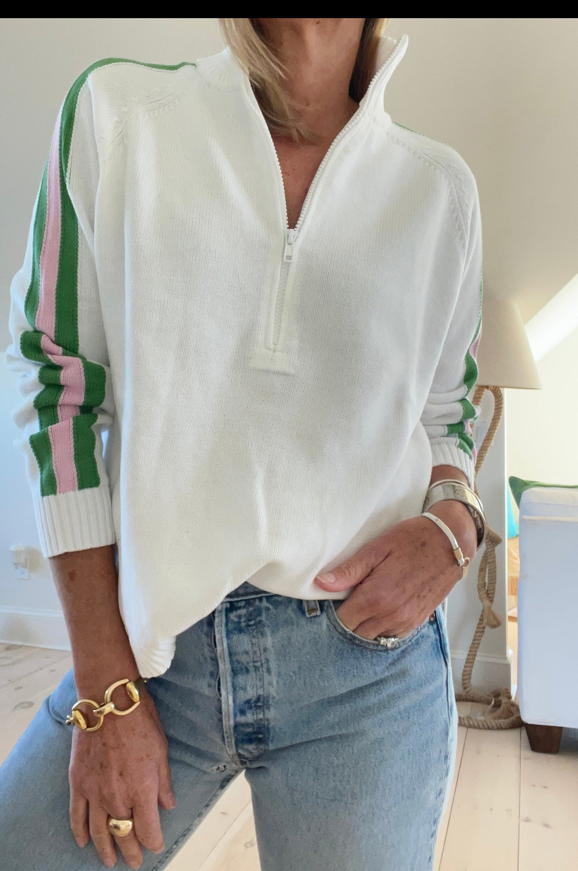 1/2 Zip Cotton