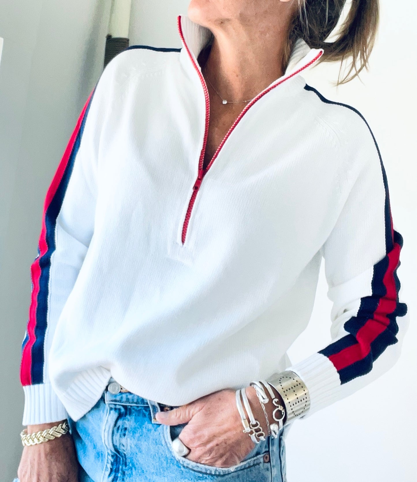 1/2 Zip Cotton
