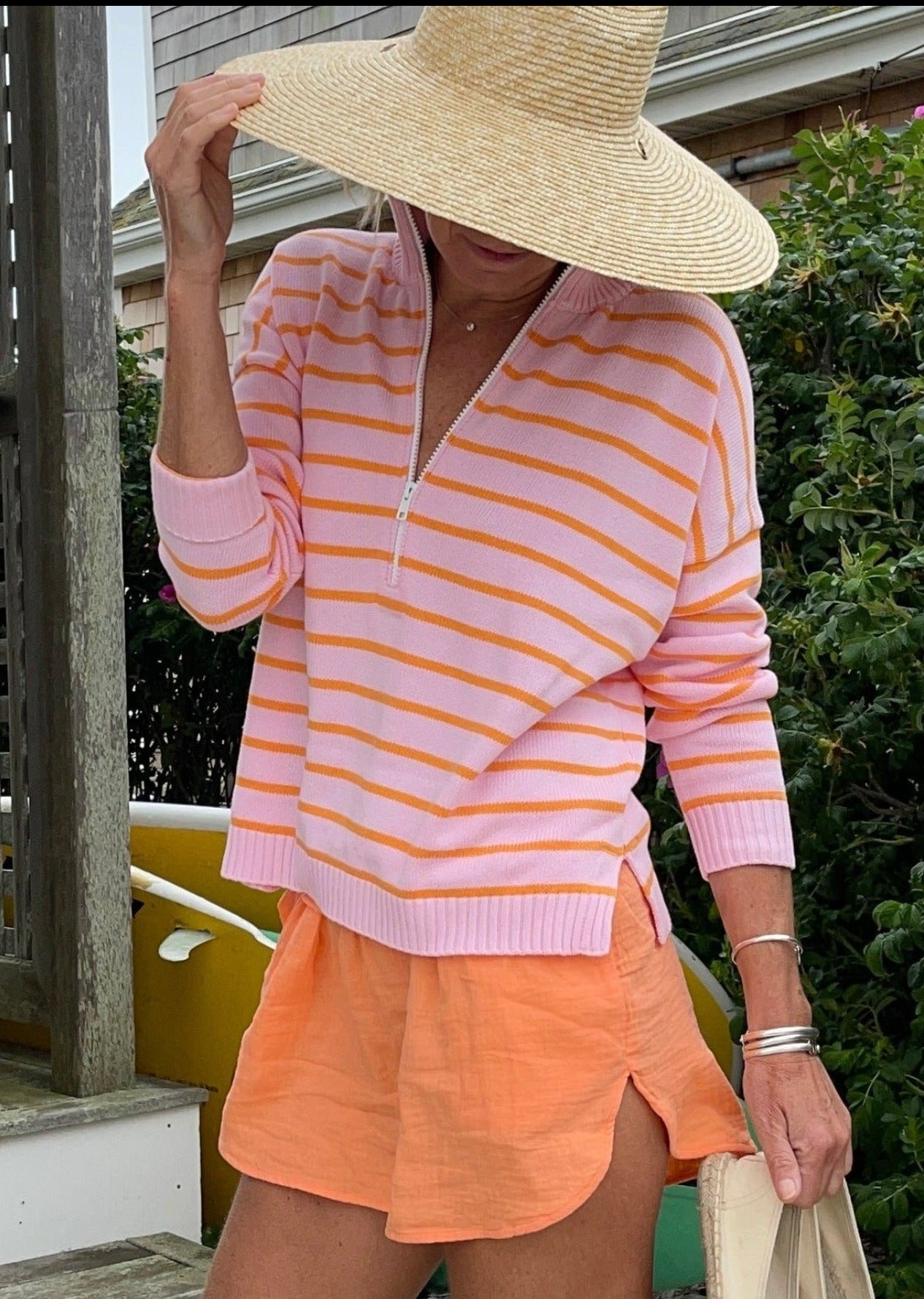 1/2 Zip Cotton