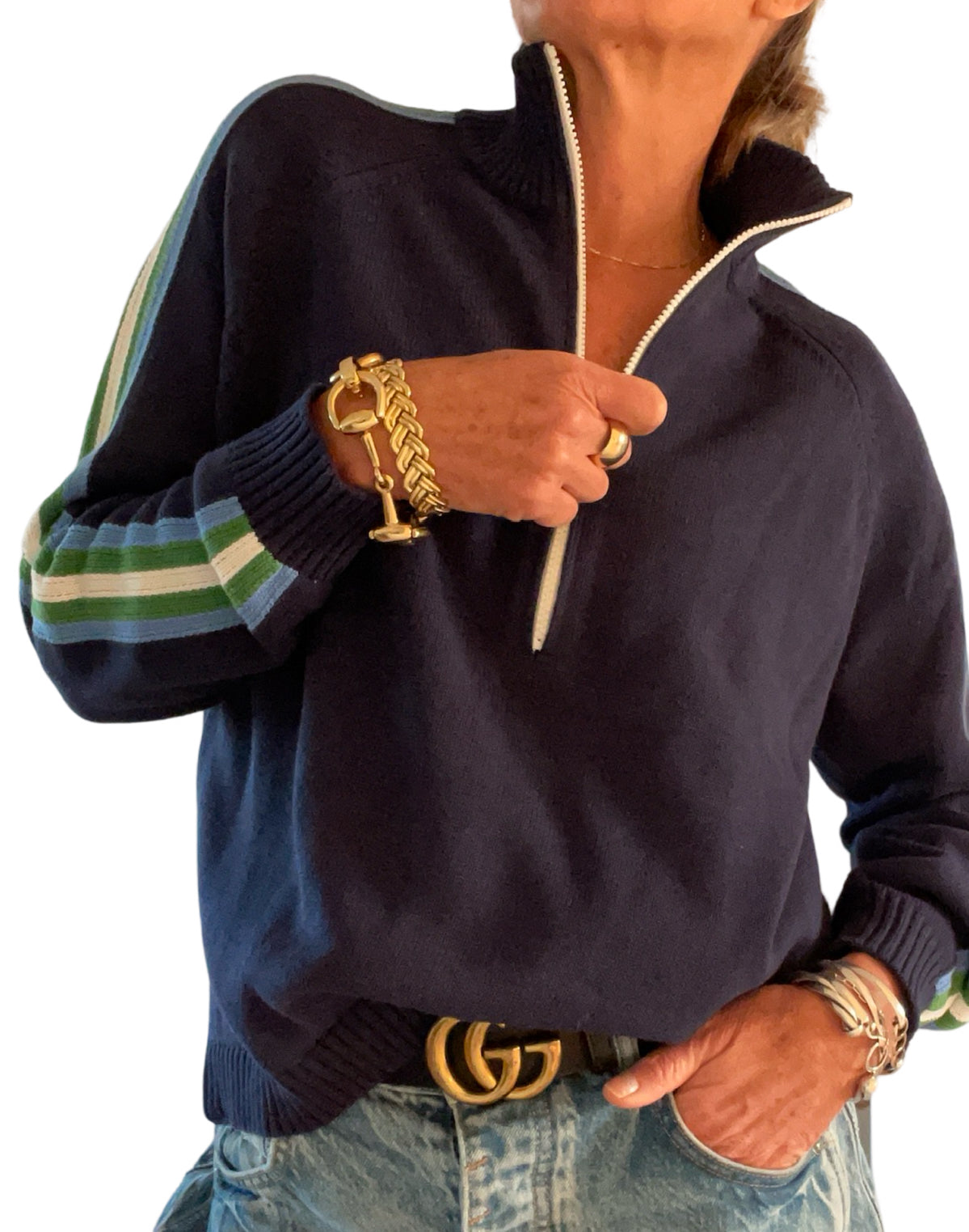 1/2 Zip Cotton