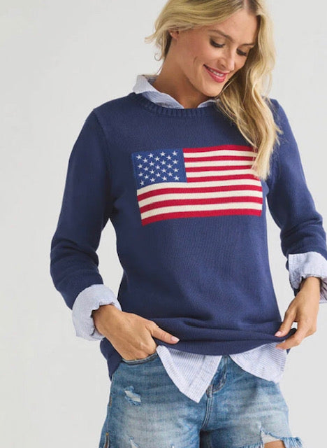 WHOLESALE The Ralph American Flag Sweater