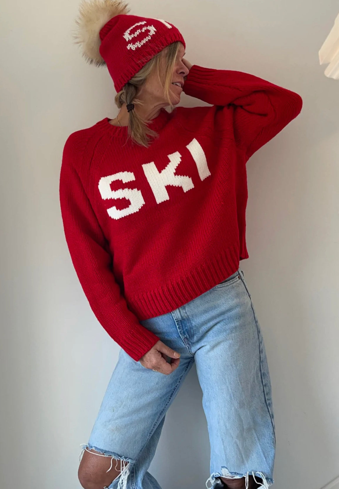 Classic chunky SKI SWEATER